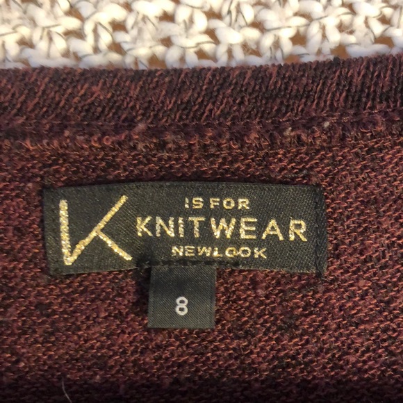 Red 3/4 Sleeved Sweater! - Picture 2 of 4